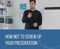 How not to screw up your presentation­